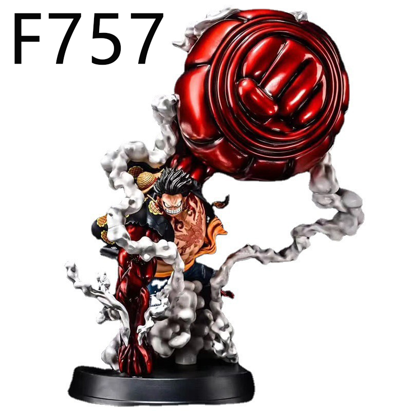 One Piece Monkey D Luffy Gear 4 Boundman Statue Figure Premium Anime Collection Detailed Model Toy Fans
