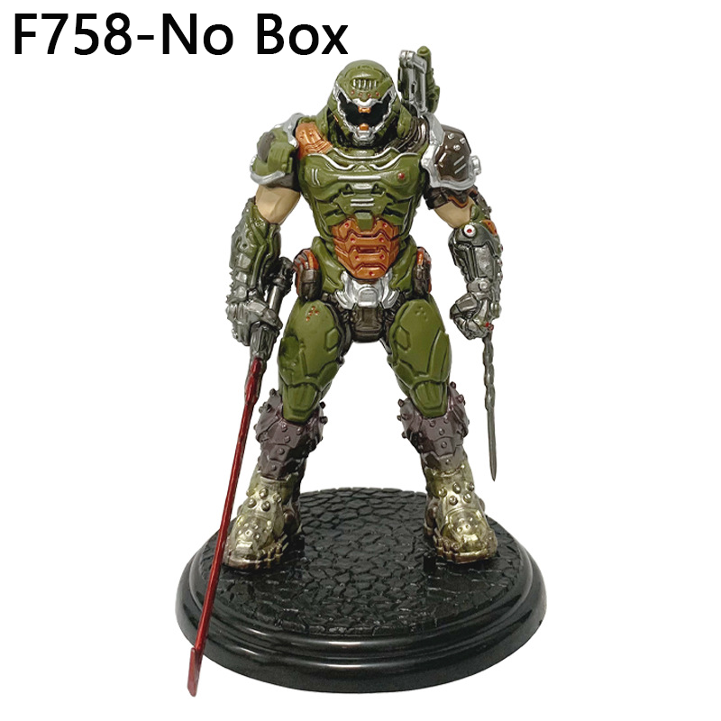 DOOM Eternal Doom Slayer Statue Figure Premium Collection Detailed Gaming Model Toy Video Game Fans Collectors