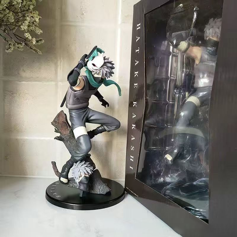 Anbu Kakashi Naruto Statue Figure Premium Anime Collection Model Toy Kakashi Hatake ANBU Black Ops Fans ﻿