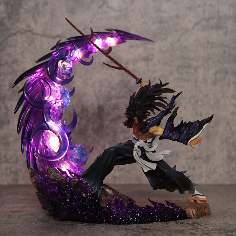 Demon Slayer Kokushibo and Yoriichi Statue Figure Light Up Premium Anime Collection Model Toy Fans and Collectors