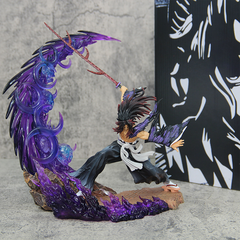Demon Slayer Kokushibo and Yoriichi Statue Figure Light Up Premium Anime Collection Model Toy Fans and Collectors