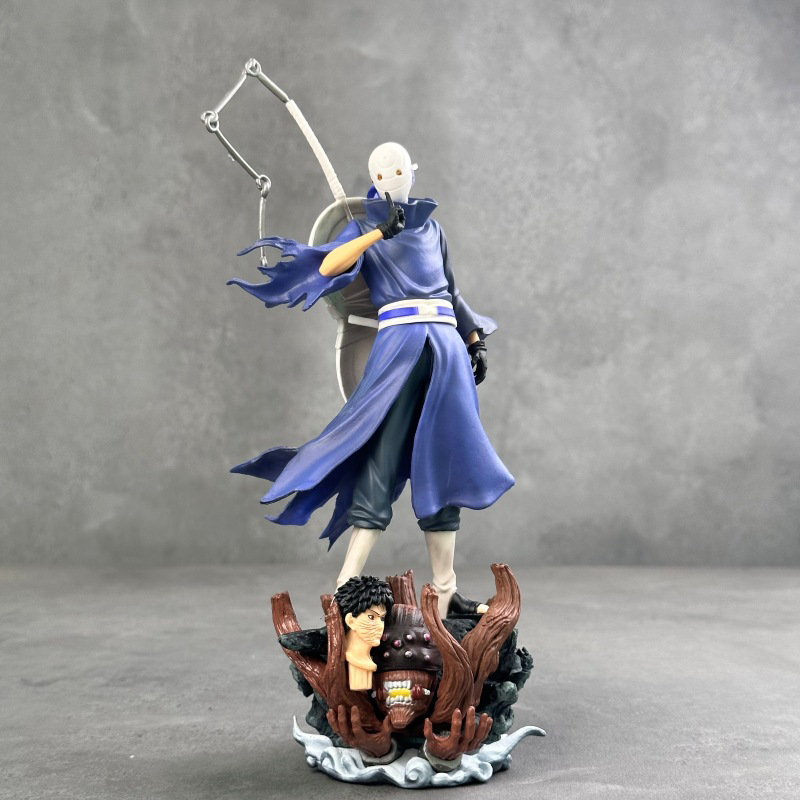 Obito Uchiha Statue Figure Naruto Tobi Collection Model High Detail Anime Toy Fans Collectors