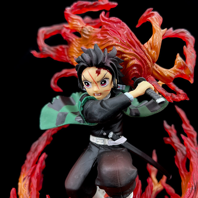 Tanjiro Kamado Demon Slayer Hinokami Kagura Statue Figure Premium Anime Collection Detailed Kimetsu no Yaiba Model Toy