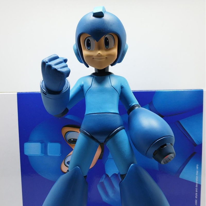 Mega Man Statue Figure Collection Model Toy Premium Rockman Figure Game Fans and Collectors