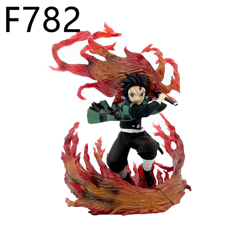 Tanjiro Kamado Demon Slayer Hinokami Kagura Statue Figure Premium Anime Collection Detailed Kimetsu no Yaiba Model Toy