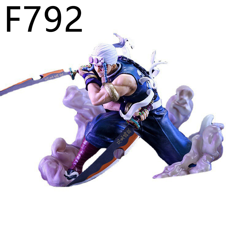 Tengen Uzui Demon Slayer Statue Figure Premium Hashira Sound Pillar Collection Anime  Model Toy Fans