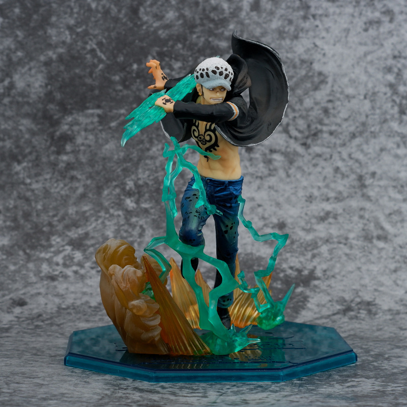 Trafalgar Law One Piece Battle Series Statue Figure Premium Anime Collection Model Toy Fans and Collectors