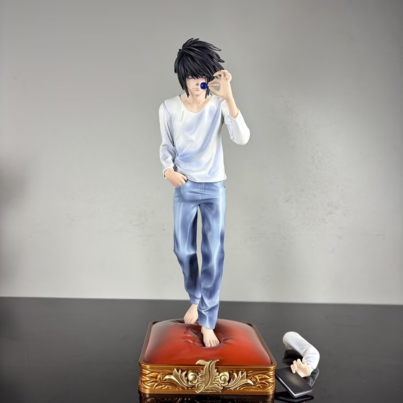  Death Note Light Yagami Statue Figure Standing Posw Premium Anime Collection Detailed Model Toy Fans and Collectors