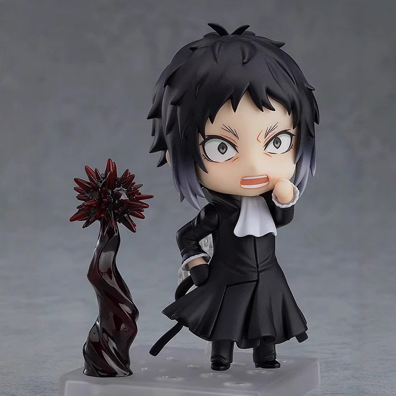 Bungo Stray Dogs Ryunosuke Akutagawa Chibi Statue Figure Anime Collection Cute Desktop Toy Fans Collectors