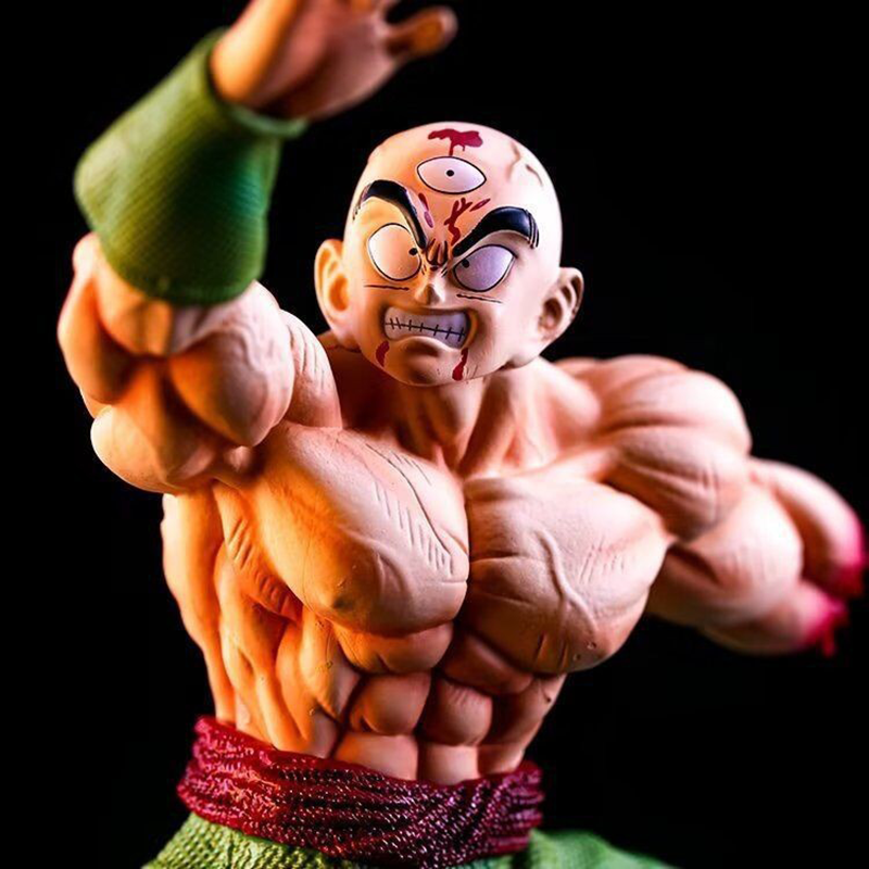 Dragon Ball Tien Shinhan One Arm Statue Figure Collection Premium Anime Model Toy Fans and Collectors