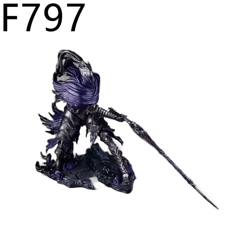 Dark Souls Artorias Statue Figure Sword Pose Premium Collection Detailed Model Toy Game Fans Collectors