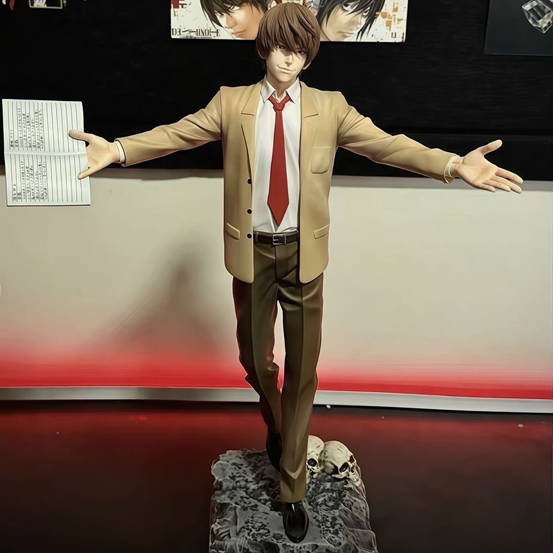 Death Note Light Yagami Statue Figure Anime Collection Premium Model Toy Anime Fans and Collectors