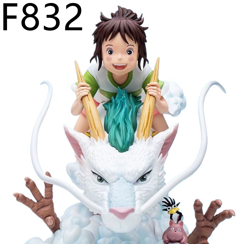 Spirited Away Chihiro and Haku Statue Figure Premium Collection Diorama Model Toy Anime Fans and Collectors ﻿