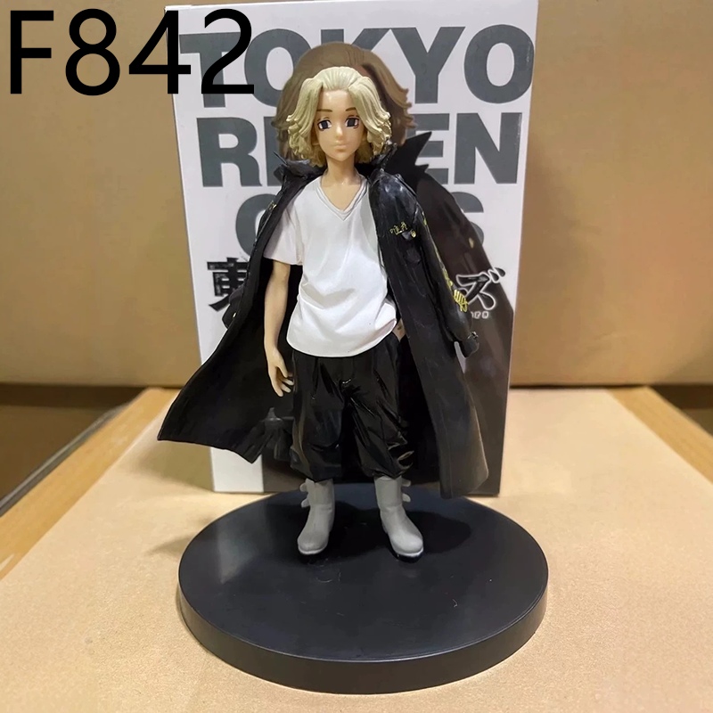 Tokyo Revengers Hanagaki Takemichi Ryuguji Ken Sano Manjiro Statue Figure Anime Collection Model Toy Fans