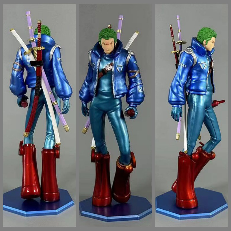 Roronoa Zoro Egghead Island Statue Figure One Piece Collection Model Toy Premium Anime Fans and Collectors