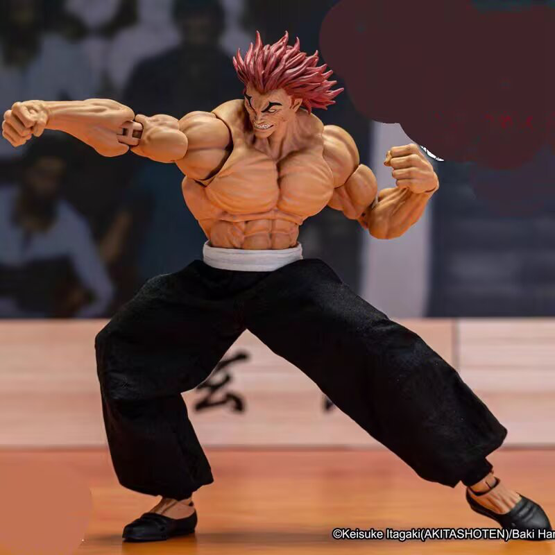 Baki Yujiro Hanma Statue Figure Premium Anime Collectipn Detailed Model Toy Baki Fans and Collectors