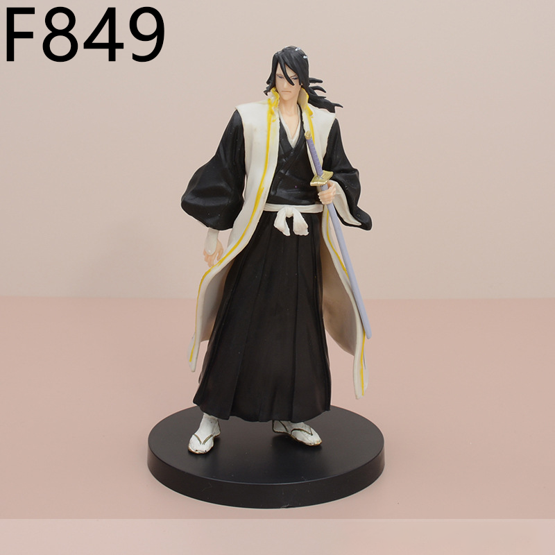 Bleach Kuchiki Rukia Byakuya Yamamoto Genryusai Statue Figure Collection Anime Model Toy Premium Fans and Collectors