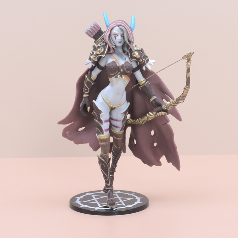 World of Warcraft Sylvanas Windrunner Statue Figure Collection Premium Fantasy Game Character Model Toy Fans Collectors