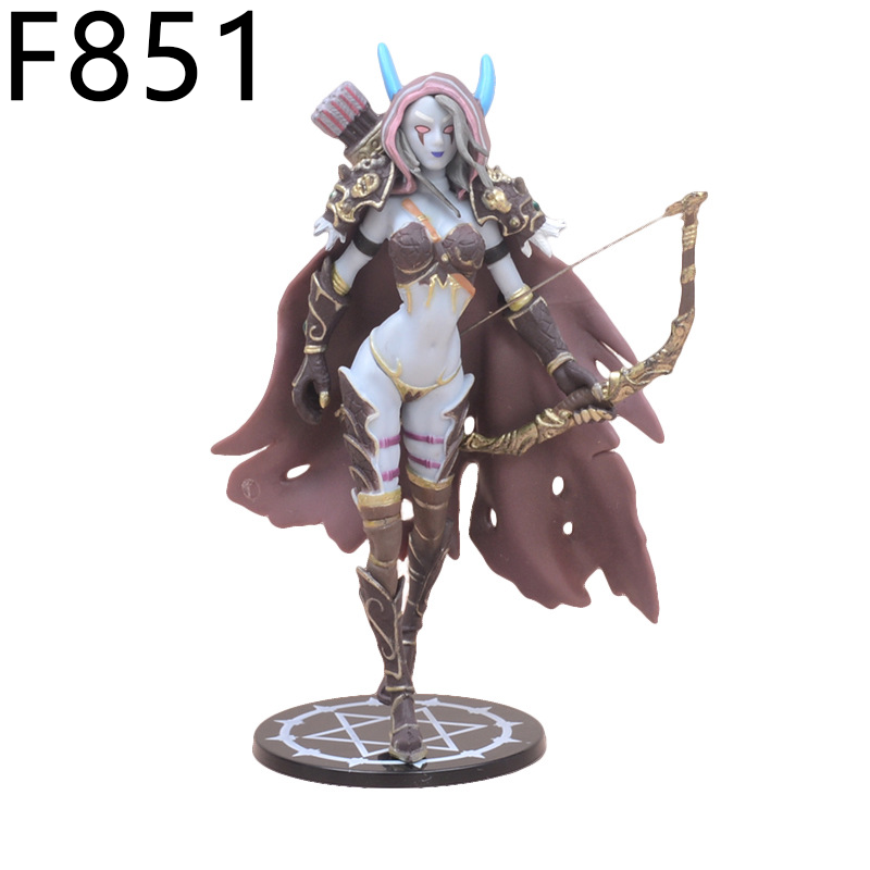 World of Warcraft Sylvanas Windrunner Statue Figure Collection Premium Fantasy Game Character Model Toy Fans Collectors