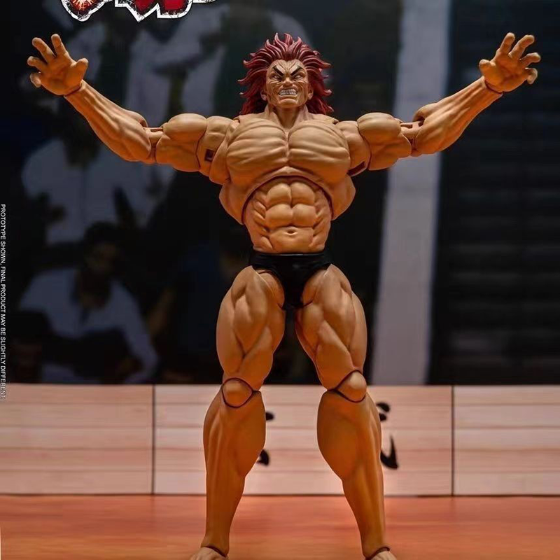Baki Yujiro Hanma Statue Figure Premium Anime Collectipn Detailed Model Toy Baki Fans and Collectors