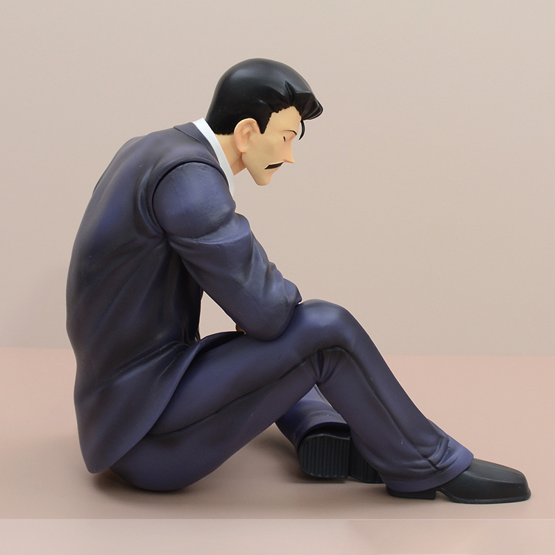 Detective Conan Sleeping Kogoro Mouri Statue Figure Collection Model Toy Detailed Anime Fans and Collectors