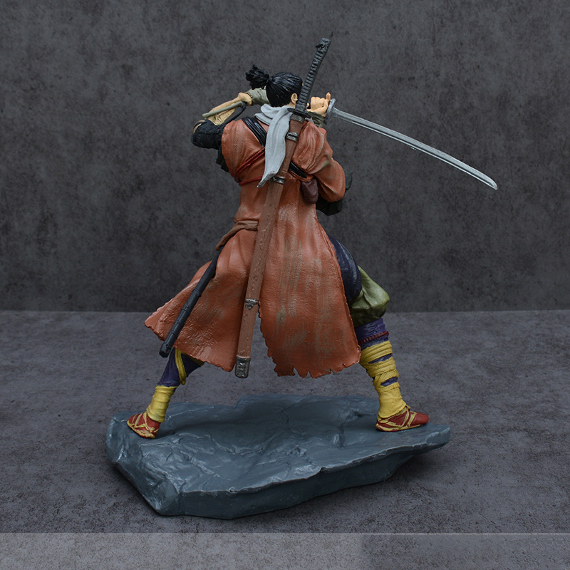 Sekiro Shadows Die Twice Wolf Statue Figure Collection Model Premium Game Character Toy Fans and Collectors