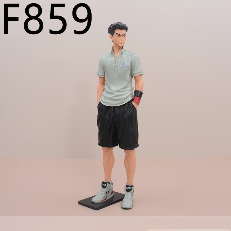 Slam Dunk Miyagi Ryota and Mitsui Hisashi Statue Figure Anime Basketball Collection Model Toy Fans