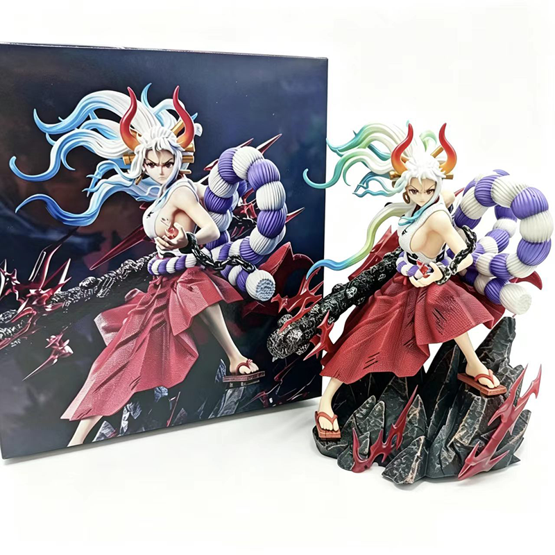 One Piece Yamato Statue Figure Collection Anime Premium Model Toy Fans and Collectors Detailed Character Sculpture