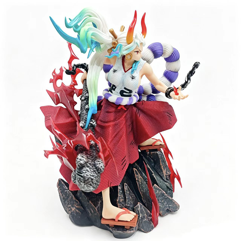 One Piece Yamato Statue Figure Collection Anime Premium Model Toy Fans and Collectors Detailed Character Sculpture