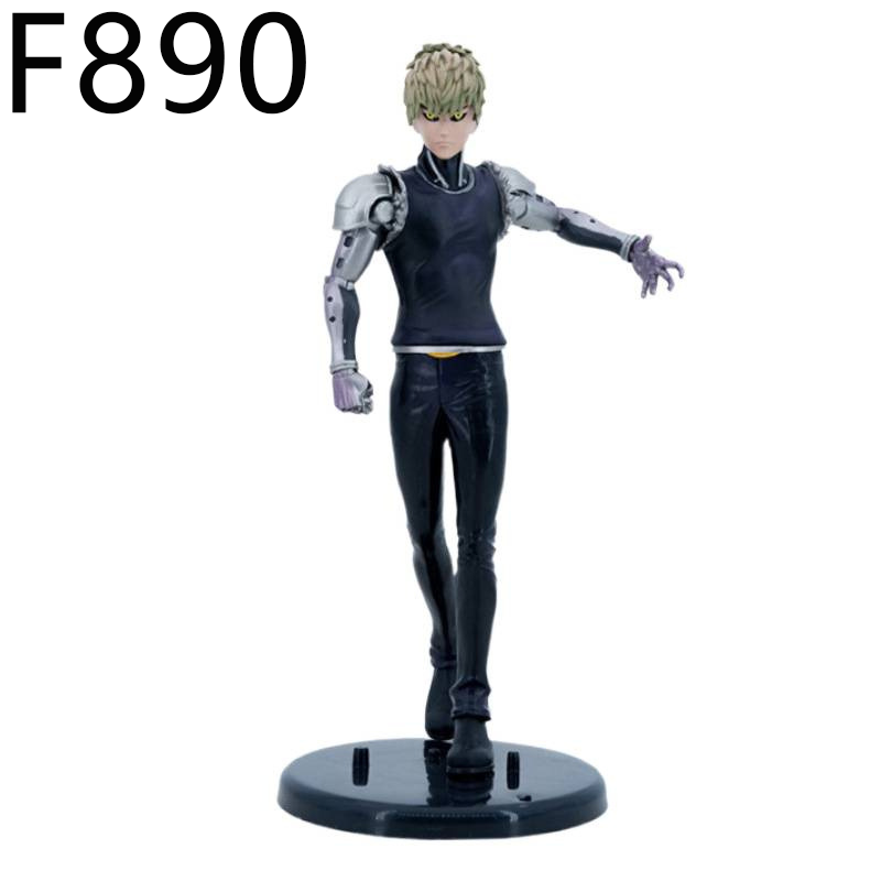 One Punch Man Genos Statue Figure Premium Anime Collection Detailed Cyborg Model Toy Fans and Collectors