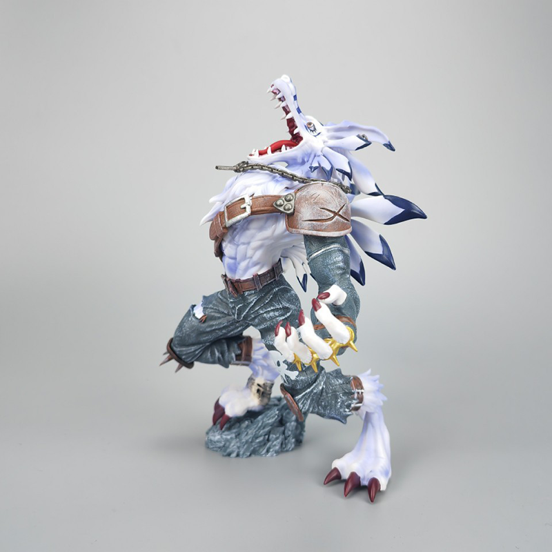 Digimon WereGarurumon Statue Figure Premium Collection Detailed Anime Model Toy Digimon Fans and Collectors