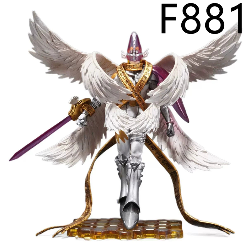 HolyAngemon Digimon Statue Figure Premium Anime Collection Detailed Model Toy Digimon Fans Collectors