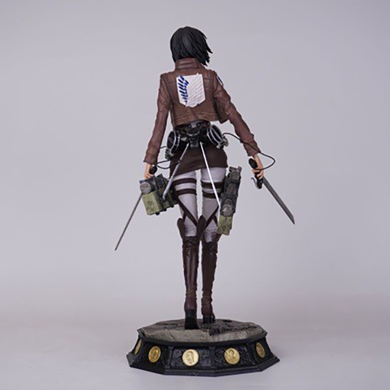 Mikasa Ackerman Attack on Titan Statue Figure Premium Collection Model Toy Detailed Anime Fans and Collectors