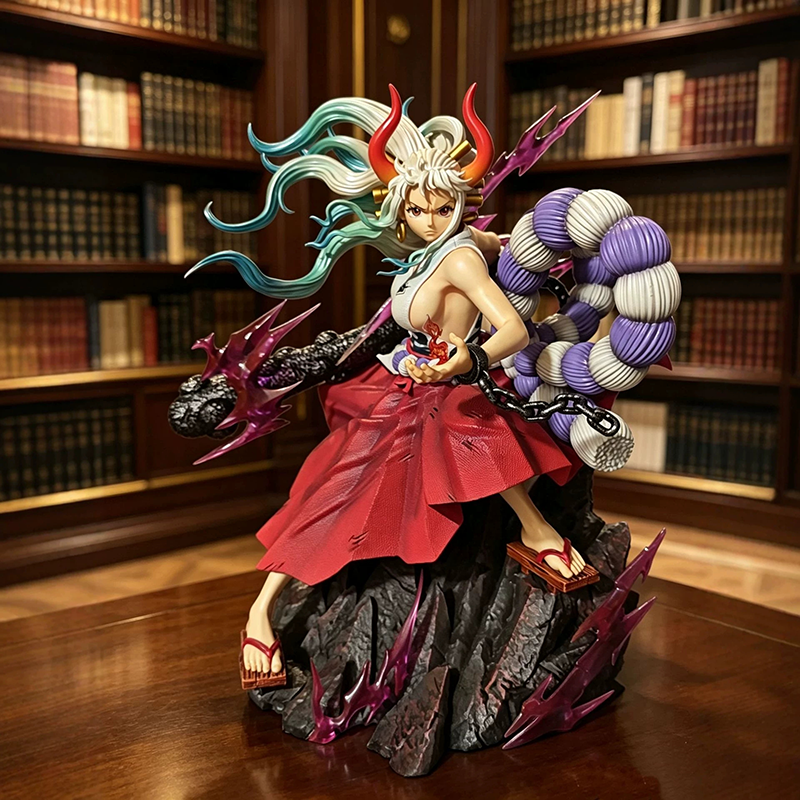 One Piece Yamato Statue Figure Collection Anime Premium Model Toy Fans and Collectors Detailed Character Sculpture
