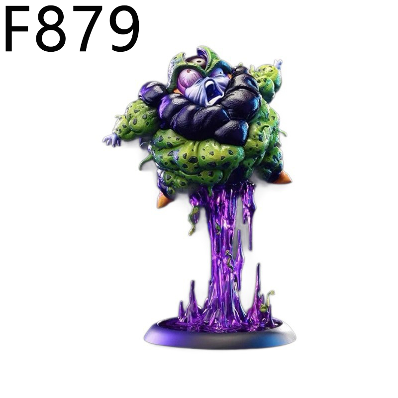 Dragon Ball Cell Self Destruction Statue Figure Premium Anime Collection Detailed Model Toy Dragon Ball Fans Collectors