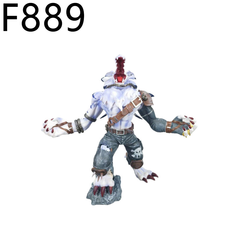 Digimon WereGarurumon Statue Figure Premium Collection Detailed Anime Model Toy Digimon Fans and Collectors