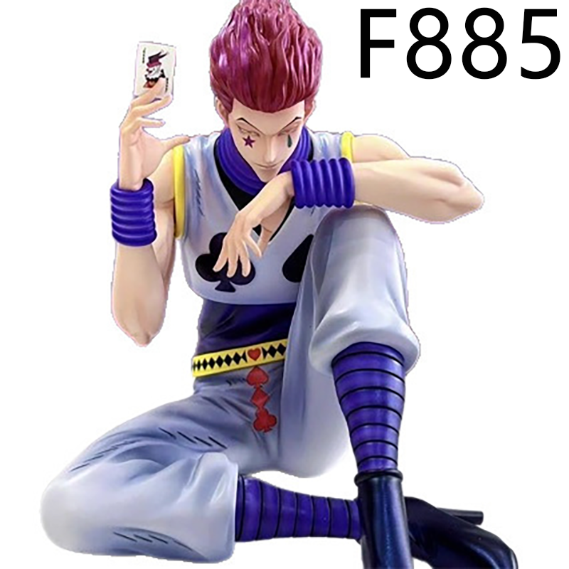 Hisoka Statue Figure Sitting Pose Hunter x Hunter Anime Collection Figurine Premium Character Toy Fans and Collectors