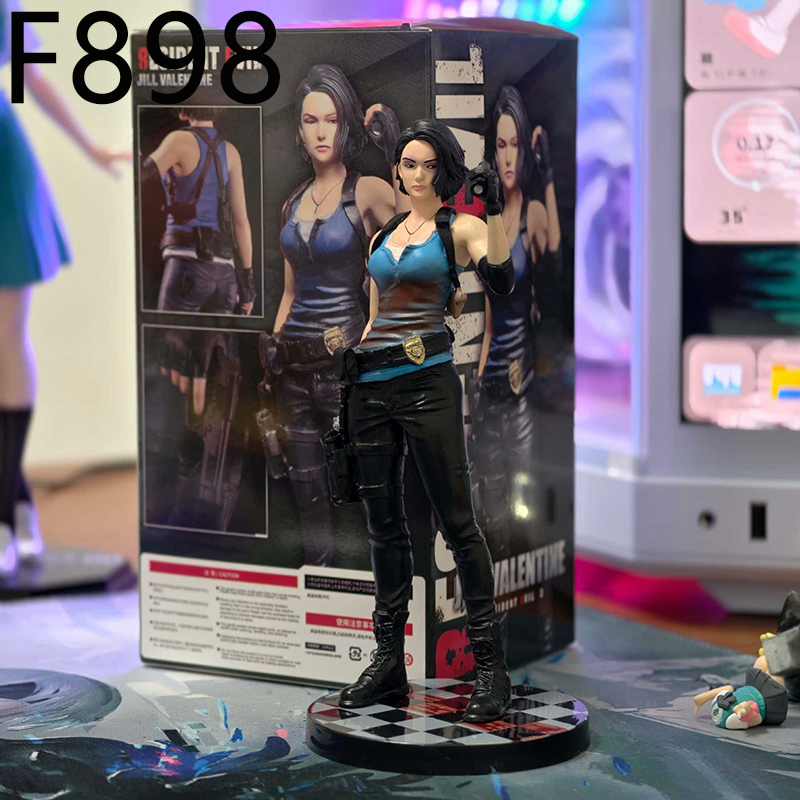 Jill Valentine Resident Evil Statue Figure Premium Collection Model Toy Detailed Game Character Fans and Collectors ﻿