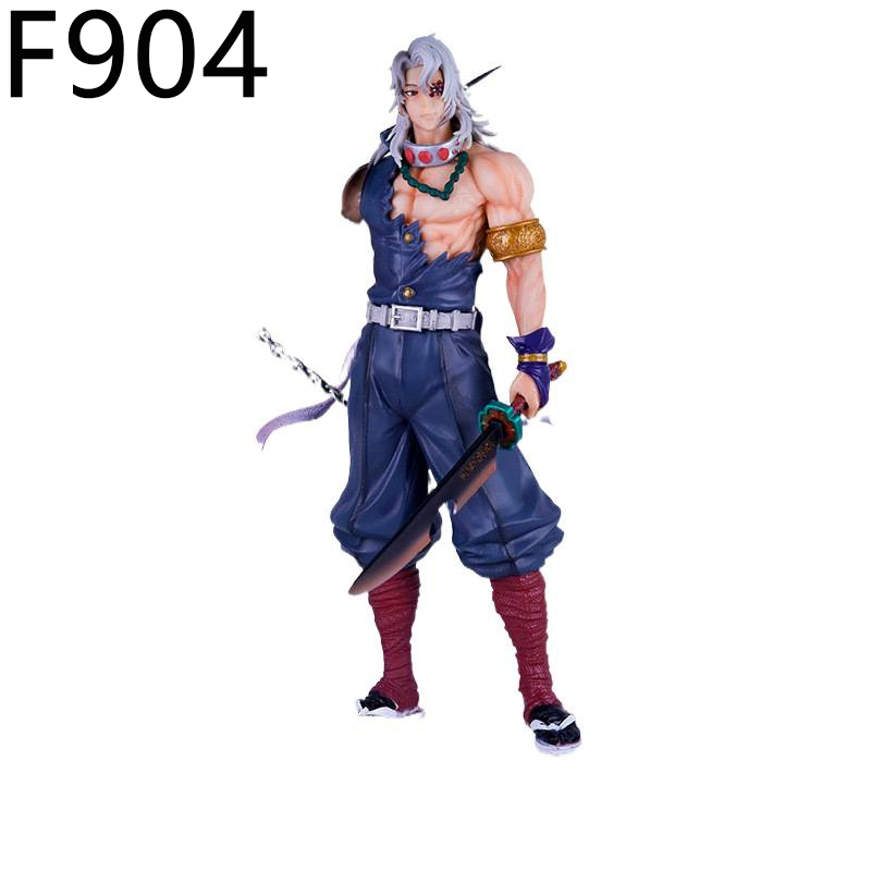 Demon Slayer Tengen Uzui Statue Figure Premium Anime Collection Detailed Model Toy Fans and Collectors