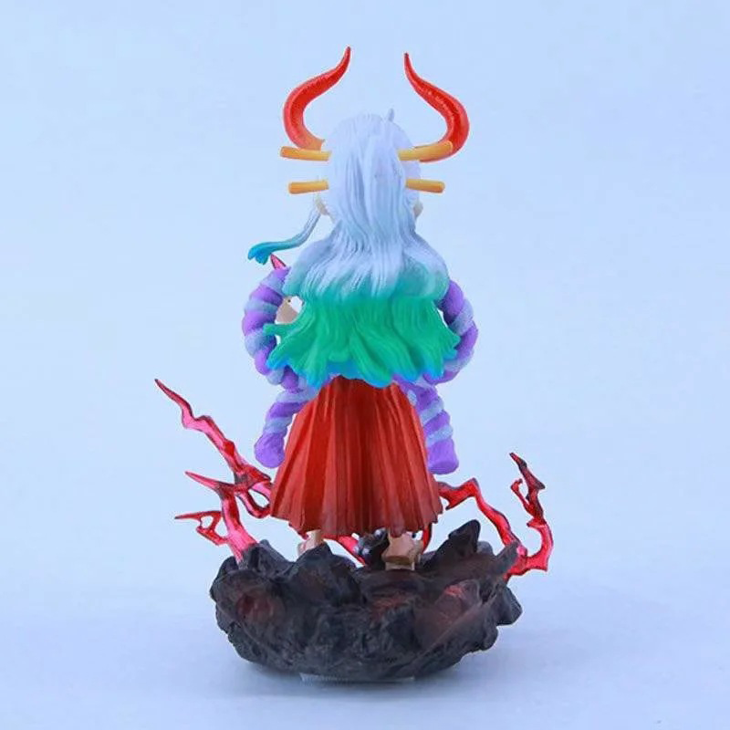 One Piece Yamato Chibi Statue Figure Cute Anime Collection Model Toy One Piece Fans and Collectors
