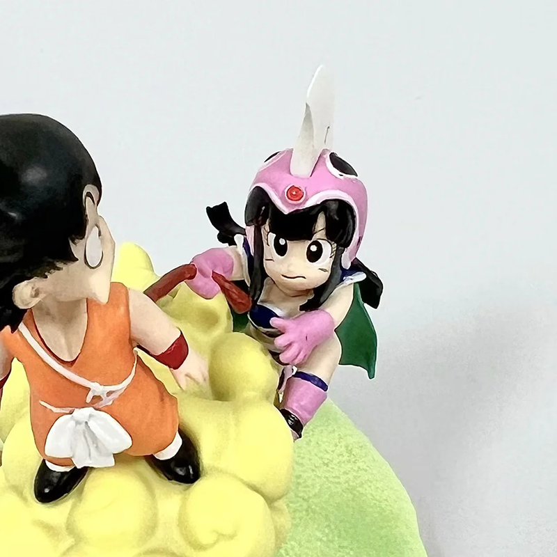 Dragon Ball Goku and Chi Chi Flying Nimbus Statue Figure Anime Collection Premium Model Toy Fans