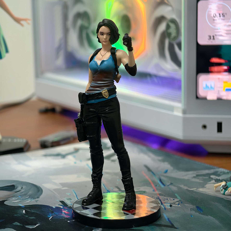Jill Valentine Resident Evil Statue Figure Premium Collection Model Toy Detailed Game Character Fans and Collectors ﻿