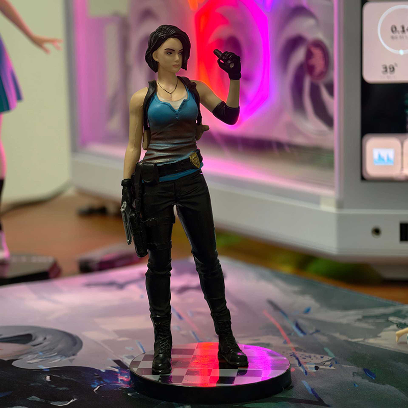 Jill Valentine Resident Evil Statue Figure Premium Collection Model Toy Detailed Game Character Fans and Collectors ﻿