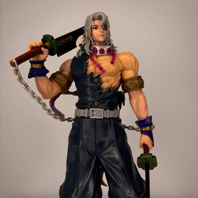 Demon Slayer Tengen Uzui Statue Figure Premium Anime Collection Detailed Model Toy Fans and Collectors