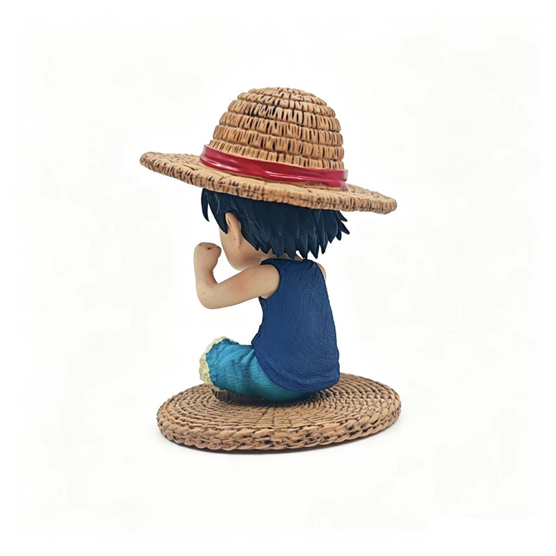 One Piece Luffy Child Statue Figure Q Version Cute Chibi Collection Toy Anime Model Fans and Collectors