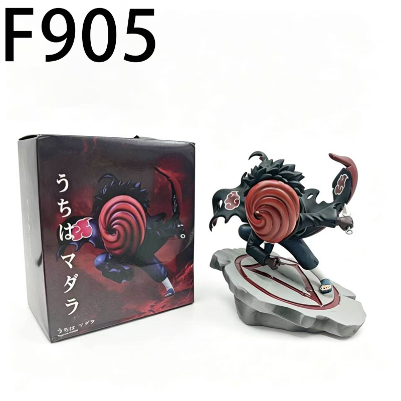 Naruto Shippuden Itachi Uchiha Naruto Uzumaki Tobi Collection Statue Action Figure Premium Anime Model Toy Fans