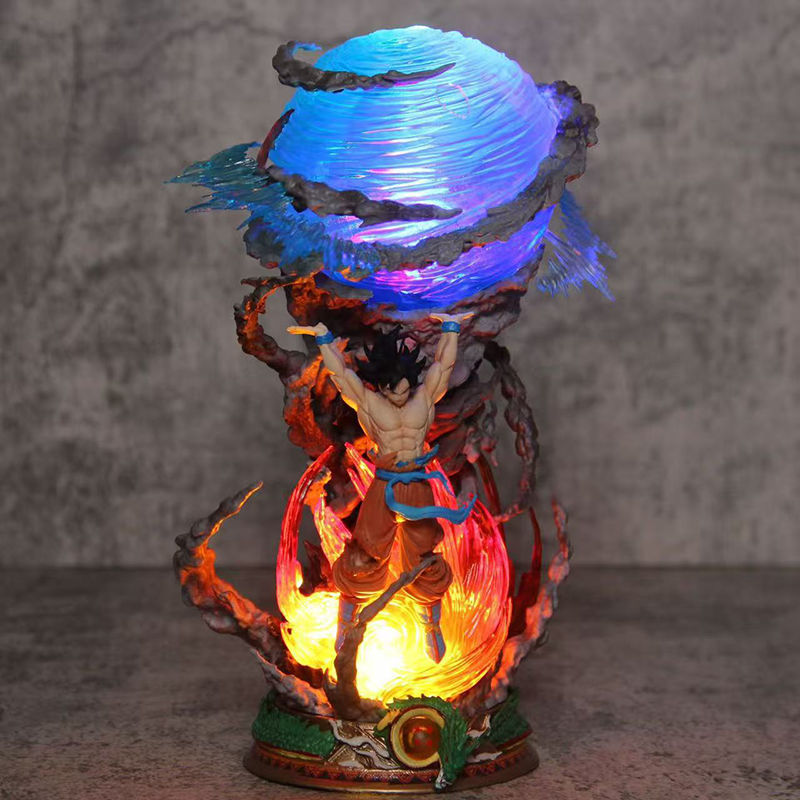 Dragon Ball Son Goku Spirit Bomb Collection Statue Action Figure Collection Premium Anime Model Toy Fans Collectors Decoration
