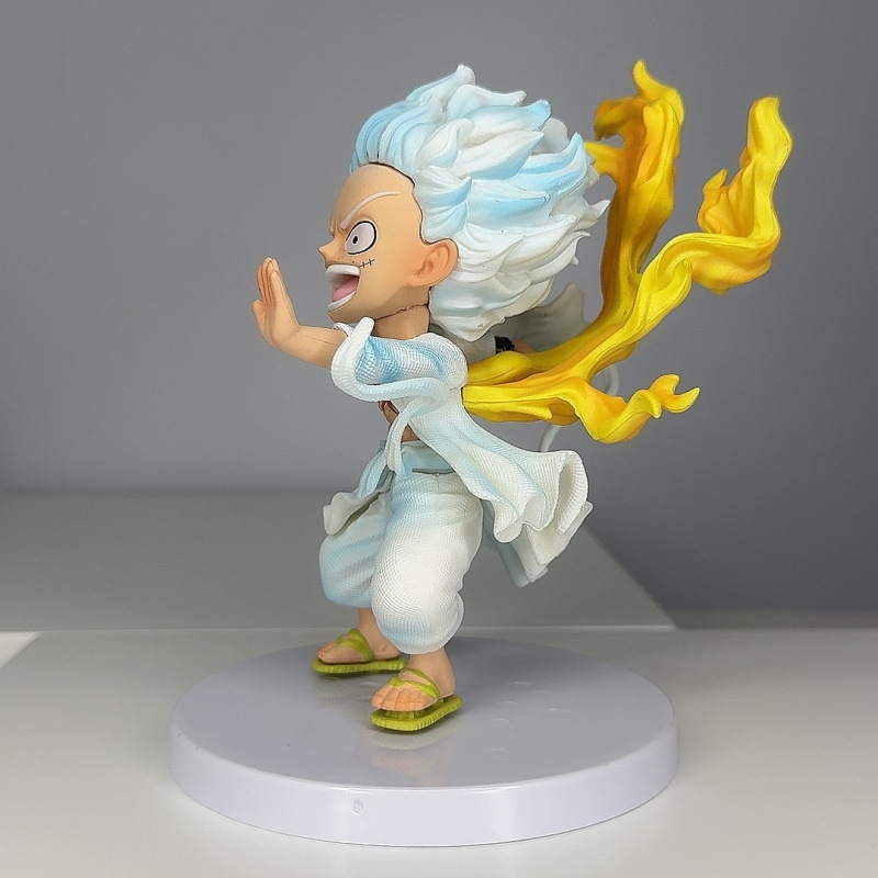 One Piece Luffy Zoro Nami Ace Chibi Statue Action Figure Collection Premium Anime Model Toy Fans Collectors Decoration