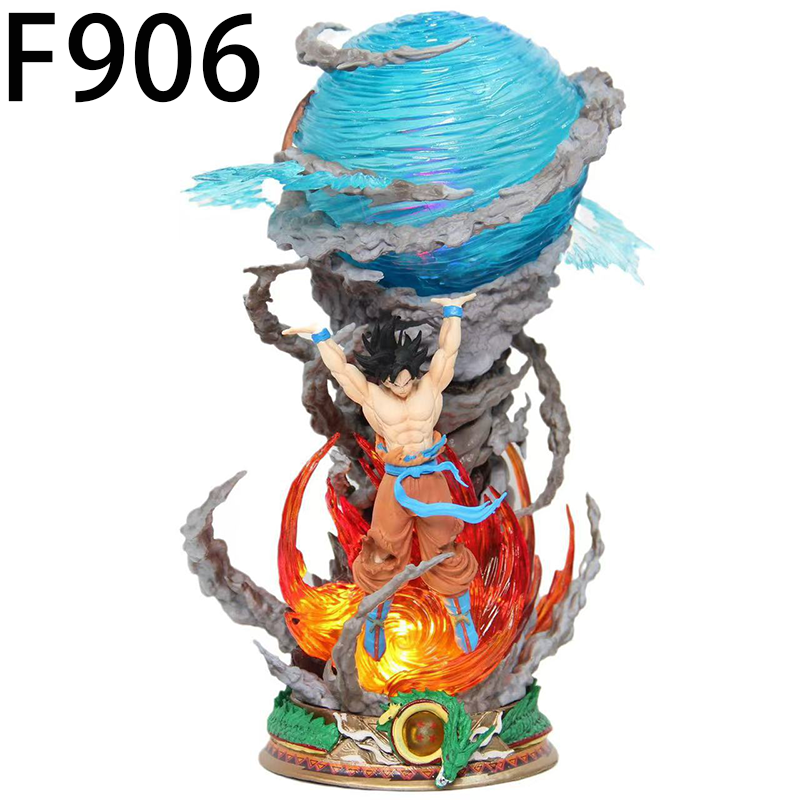 Dragon Ball Son Goku Spirit Bomb Collection Statue Action Figure Collection Premium Anime Model Toy Fans Collectors Decoration
