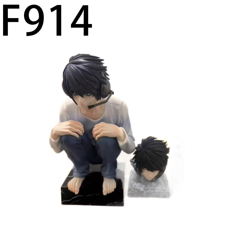Death Note Light Yagami Statue Action Figure Collection Premium Anime Model Toy Fans Collectors Decoration
